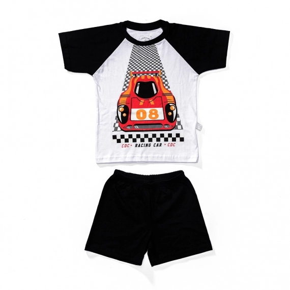 Carro - Pijama Masculino Curto que Brilha no Escuro