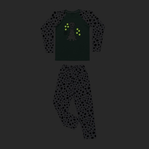 Cientista - Pijama Masculino Longo que Brilha no Escuro